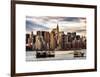 Jetty View with Manhattan and the Chrysler Building-Philippe Hugonnard-Framed Art Print