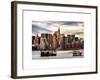 Jetty View with Manhattan and the Chrysler Building-Philippe Hugonnard-Framed Art Print