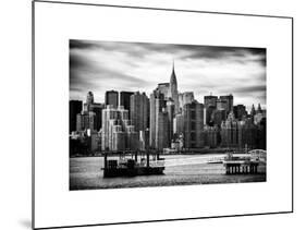Jetty View with Manhattan and the Chrysler Building-Philippe Hugonnard-Mounted Art Print