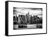 Jetty View with Manhattan and the Chrysler Building-Philippe Hugonnard-Framed Stretched Canvas