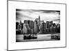 Jetty View with Manhattan and the Chrysler Building-Philippe Hugonnard-Mounted Art Print