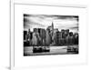 Jetty View with Manhattan and the Chrysler Building-Philippe Hugonnard-Framed Art Print