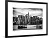 Jetty View with Manhattan and the Chrysler Building-Philippe Hugonnard-Framed Art Print