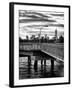 Jetty View with NYC and One World Trade Center (1WTC) at Sunset-Philippe Hugonnard-Framed Photographic Print