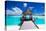 Jetty with Amazing Ocean View on Tropical Island-Martin Valigursky-Stretched Canvas