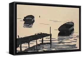 Jetty-Victoria Goodman-Framed Stretched Canvas