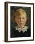 Jeugdportret Van Joseph Luns, Huib Luns.-Huib Luns-Framed Art Print
