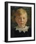 Jeugdportret Van Joseph Luns, Huib Luns.-Huib Luns-Framed Art Print