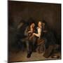 Jeune Couple Dans Une Taverne  (Young Couple in a Tavern) Peinture De Cornelis Pietersz Bega (1631-Cornelis Bega-Mounted Giclee Print