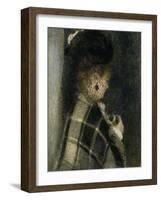 Jeune femme à la voilette-Pierre-Auguste Renoir-Framed Giclee Print