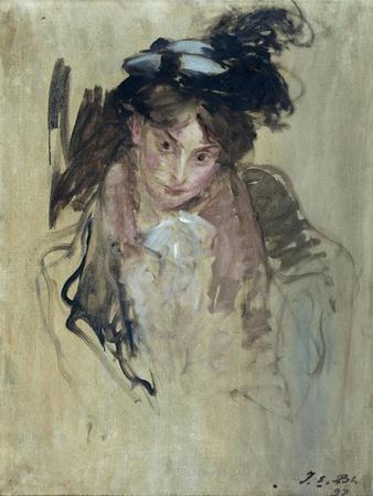 Jeune femme au chapeau' Giclee Print - Jacques-emile Blanche | AllPosters .com