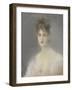 Jeune femme blonde aux yeux bleus-Edouard Manet-Framed Giclee Print