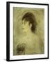 Jeune Femme Decolletee, 1882-Edouard Manet-Framed Giclee Print