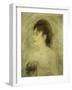 Jeune Femme Decolletee, 1882-Edouard Manet-Framed Giclee Print