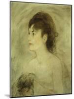 Jeune Femme Decolletee, 1882-Edouard Manet-Mounted Giclee Print