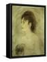 Jeune Femme Decolletee, 1882-Edouard Manet-Framed Stretched Canvas
