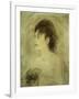 Jeune Femme Decolletee-Edouard Manet-Framed Giclee Print