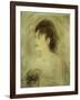 Jeune Femme Decolletee-Edouard Manet-Framed Giclee Print