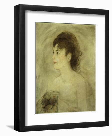Jeune Femme Decolletee-Edouard Manet-Framed Giclee Print
