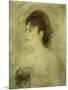 Jeune Femme Decolletee-Edouard Manet-Mounted Giclee Print