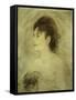 Jeune Femme Decolletee-Edouard Manet-Framed Stretched Canvas