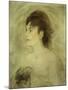 Jeune Femme Decolletee-Edouard Manet-Mounted Giclee Print