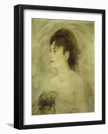 Jeune Femme Decolletee-Edouard Manet-Framed Giclee Print