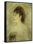 Jeune Femme Decolletee-Edouard Manet-Framed Stretched Canvas