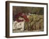 Jeune femme endormie-Lovis Corinth-Framed Giclee Print