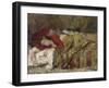 Jeune femme endormie-Lovis Corinth-Framed Giclee Print