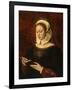 Jeune femme lisant un livre d'heures-Ambrosius Benson-Framed Giclee Print