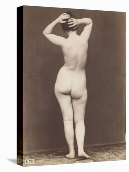 Jeune femme nue debout, de dos-Jean-Louis Igout-Stretched Canvas