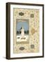 Jeune femme se coiffant-null-Framed Giclee Print