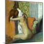 Jeune femme se sechant la nuque, 1895 Young woman drying her neck. RF 4044.-Edgar Degas-Mounted Giclee Print