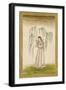 Jeune femme sous un saule pleureur-null-Framed Giclee Print