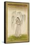 Jeune femme sous un saule pleureur-null-Framed Stretched Canvas