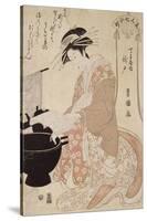 Jeune femme-Utagawa Toyokuni-Stretched Canvas