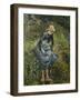 Jeune fille à la baguette-Camille Pissarro-Framed Giclee Print