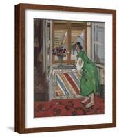 Jeune Fille a la Mauresque, Robe Verte-Henri Matisse-Framed Art Print