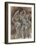 Jeune fille assise aux fleurs-Jules Pascin-Framed Giclee Print