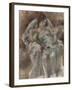 Jeune fille assise aux fleurs-Jules Pascin-Framed Giclee Print