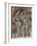 Jeune fille assise aux fleurs-Jules Pascin-Framed Giclee Print