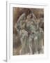 Jeune fille assise aux fleurs-Jules Pascin-Framed Giclee Print