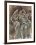 Jeune fille assise aux fleurs-Jules Pascin-Framed Giclee Print