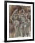 Jeune fille assise aux fleurs-Jules Pascin-Framed Giclee Print