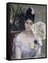 Jeune Fille au Bal-Berthe Morisot-Framed Stretched Canvas