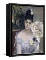 Jeune Fille au Bal-Berthe Morisot-Framed Stretched Canvas