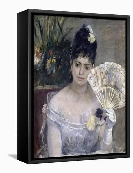 Jeune Fille au Bal-Berthe Morisot-Framed Stretched Canvas