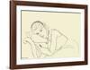 Jeune Fille avec Tiare-Henri Matisse-Framed Art Print