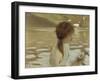 Jeune fille dans un paysage-Paul Chabas-Framed Giclee Print